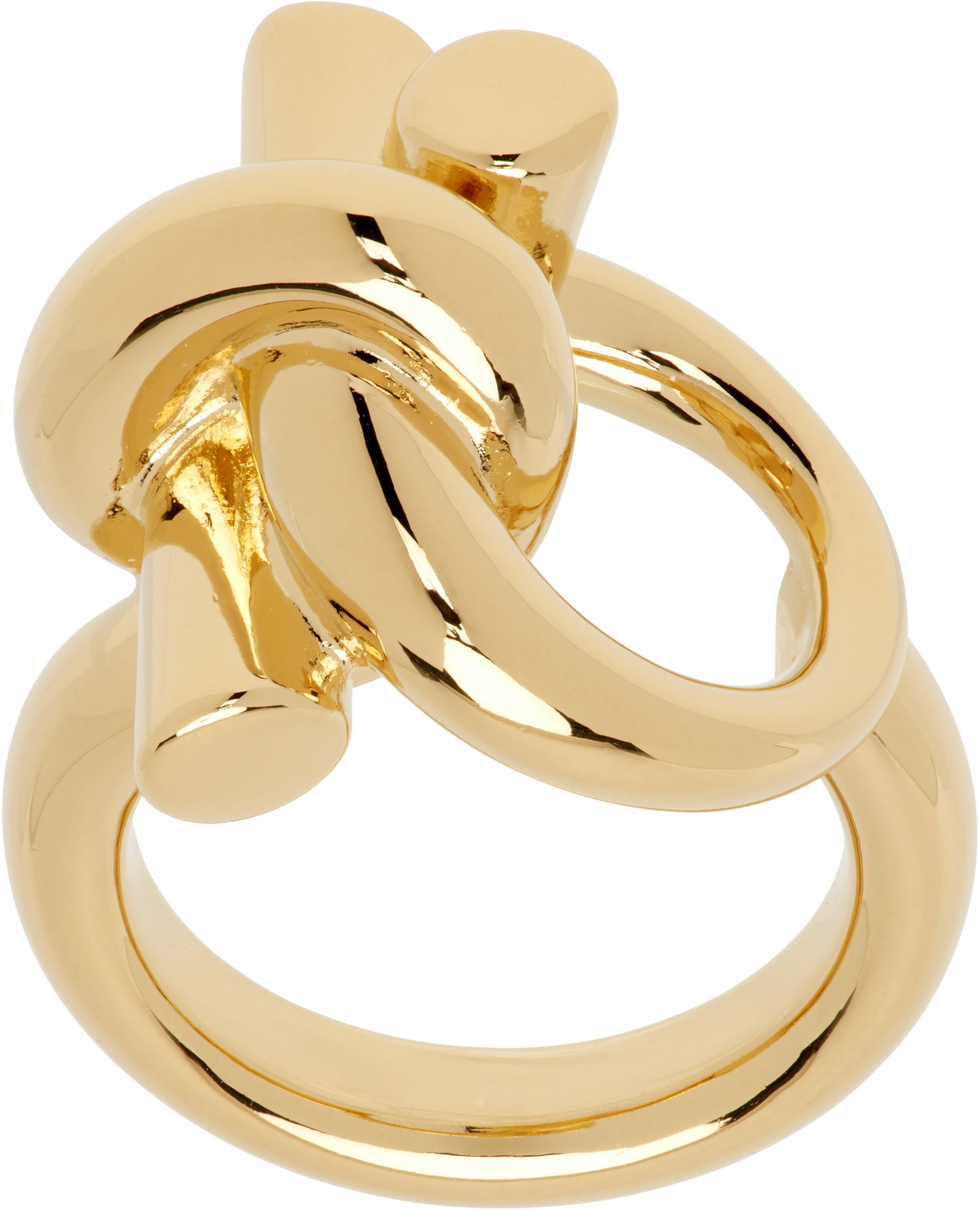 Prsteň FERRAGAMO Ferragamo Gancio Knot Ring Metalická | 780404, 0