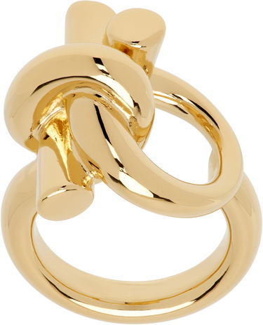 Prsteň FERRAGAMO Ferragamo Gancio Knot Ring Metalická | 780404, 0
