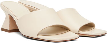 Doplnky Aeyde Aeyde Ale Leather Mules Biela | A11-HS-ARCS45TB142-SS25-100-007, 3