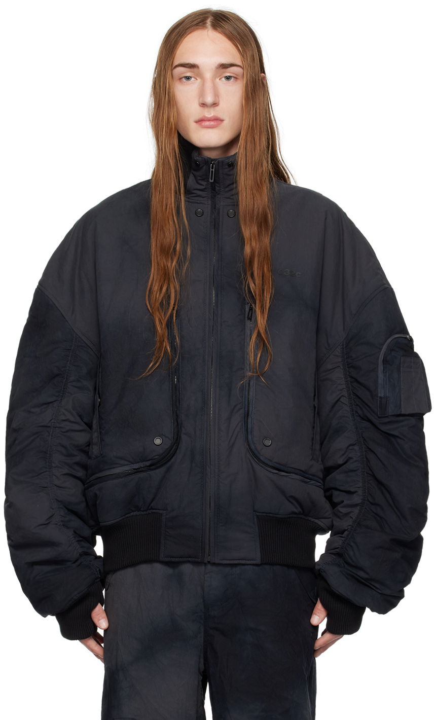 Bomber bunda 032C Turbulence Bomber Jacket Čierna | FW23-W-4020, 0