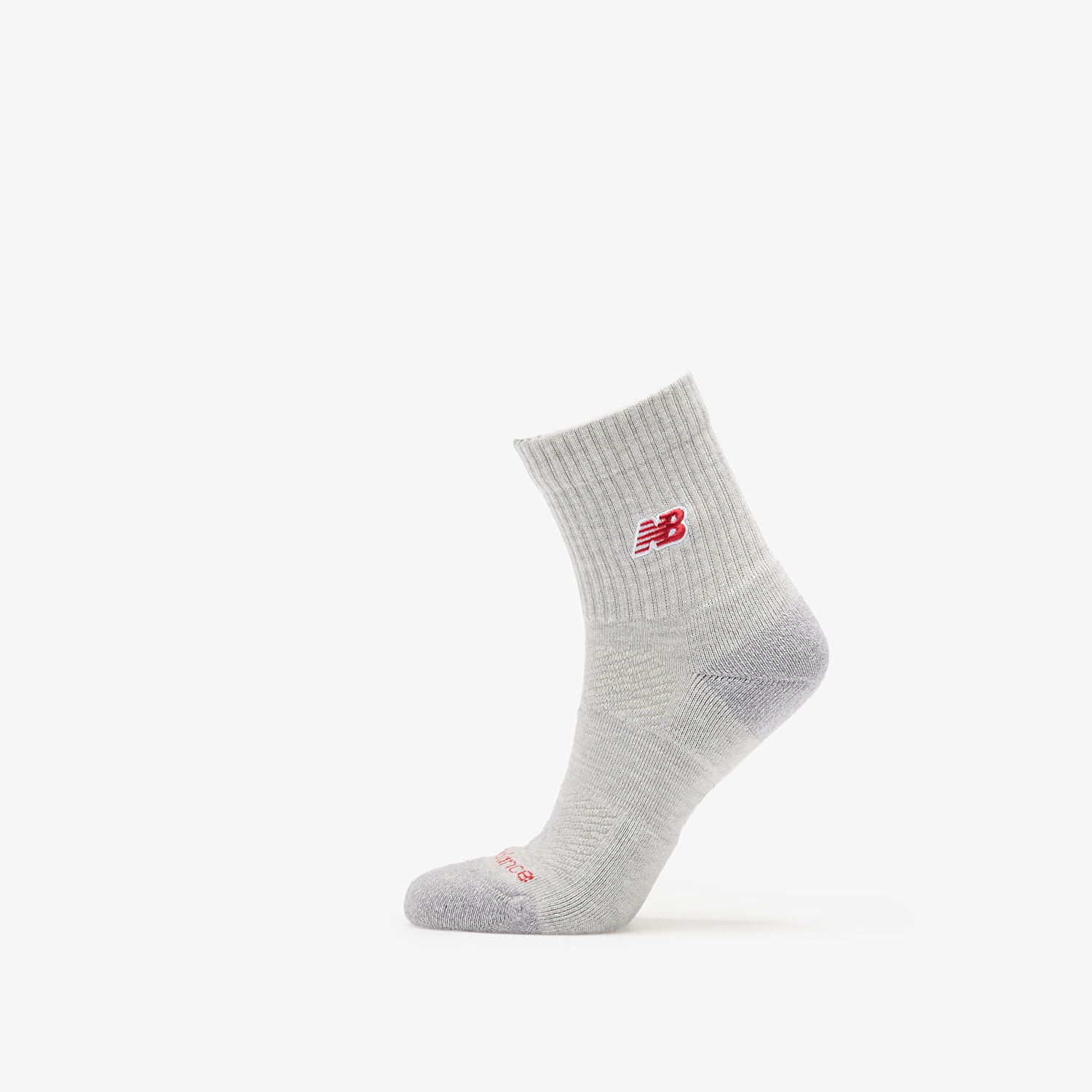 Ponožky New Balance Active Premium Crew Quarter 2-Pack Šedá | LAS25304AG, 1