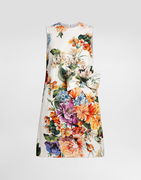 Dolce & Gabbana Flower Bouquet-Print A-Line Dress