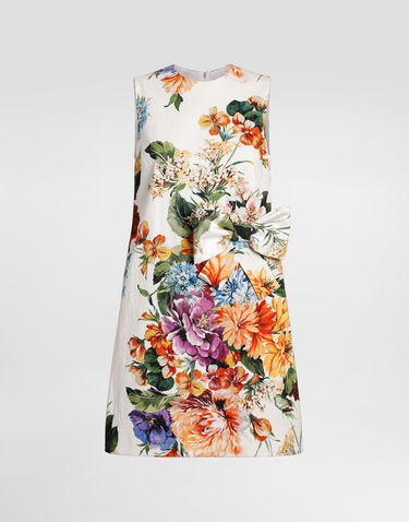 Šaty Dolce & Gabbana Dolce & Gabbana Flower Bouquet-Print A-Line Dress Rôznofarebný | F6TZSTFSRQUHA5PC, 0