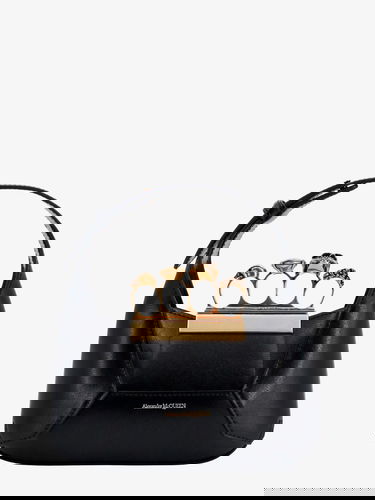 Kabelka Alexander McQueen Jewelled Handbag Čierna | 731136DYTAB1000, 0