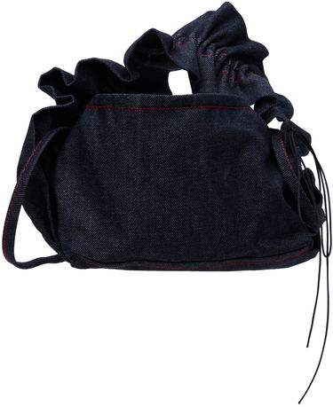 Kabelka Cecilie Bahnsen Denim Ruffle Handle Bag Čierna | 1.24BAG45012 UMI BAG, 2