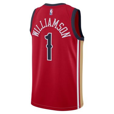 Dres Jordan Dri-FIT NBA Swingman Zion Williamson New Orleans Pelicans Statement Edition 2023/24 Jersey Červená | DX8655-657, 1