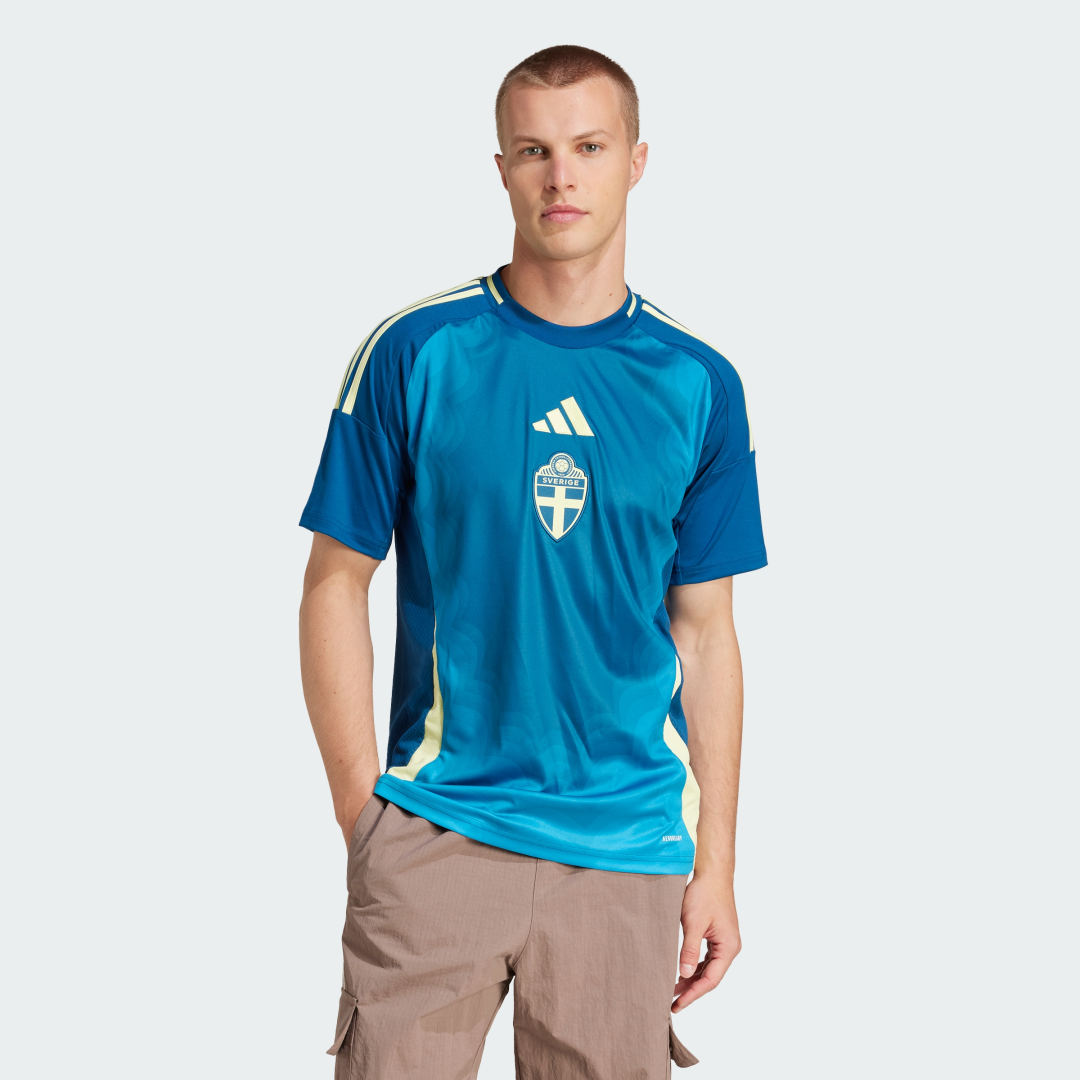 Dres adidas Performance Sweden Women's Team Jersey Modrá | JF0536, 0