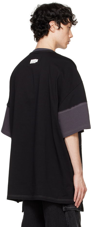 Tričko Feng Chen Wang Feng Chen Wang Patchwork T-Shirt Čierna | FMF18TS01, 2