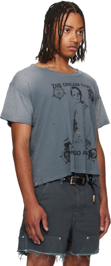 Tričko Enfants Riches Déprimés Enfants Riches Déprimés 'Dream That Won't Go Away' Distressed Graphic T-Shirt Šedá | 010-819, 1