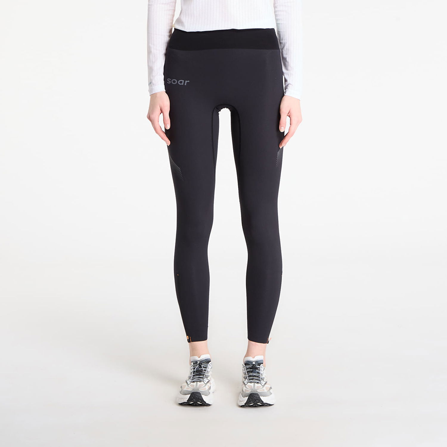 Ponožky Soar Running Wooltech Tights Čierna | AW25-STG5W-BLK, 0