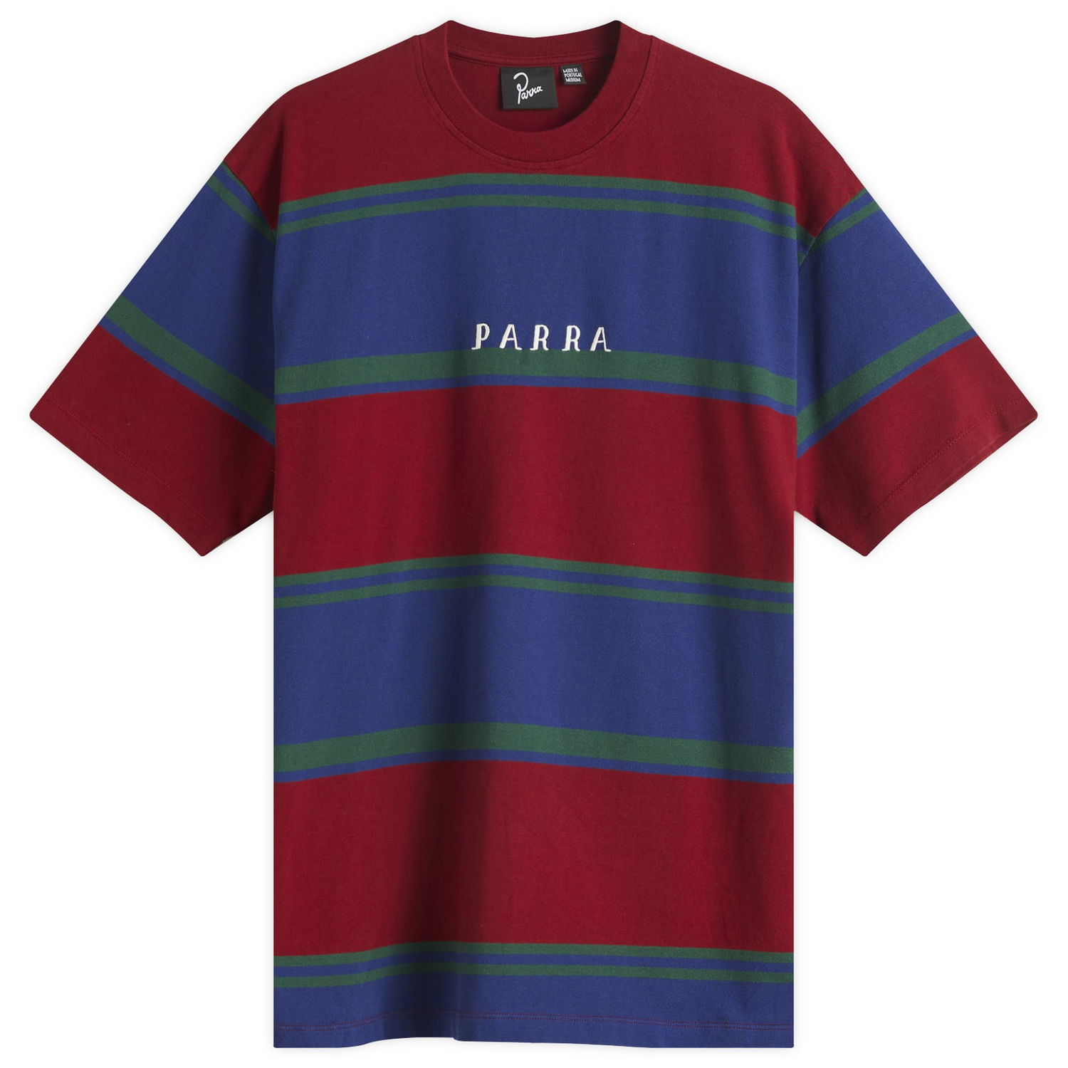 Tričko By Parra Parra Guess This Striped T-Shirt Červená | 53320-Red, 0