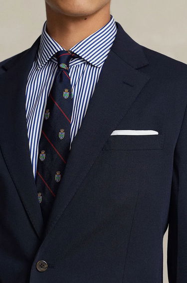Nohavice Polo by Ralph Lauren Navy Blue Wool Blend Blazer Navy | 715921717, 3