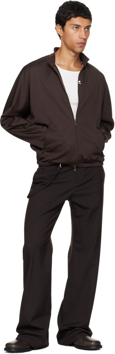 Bunda Courrèges Courrèges Interlock Tracksuit Jacket Hnedá | 325JVE134JS0250, 3