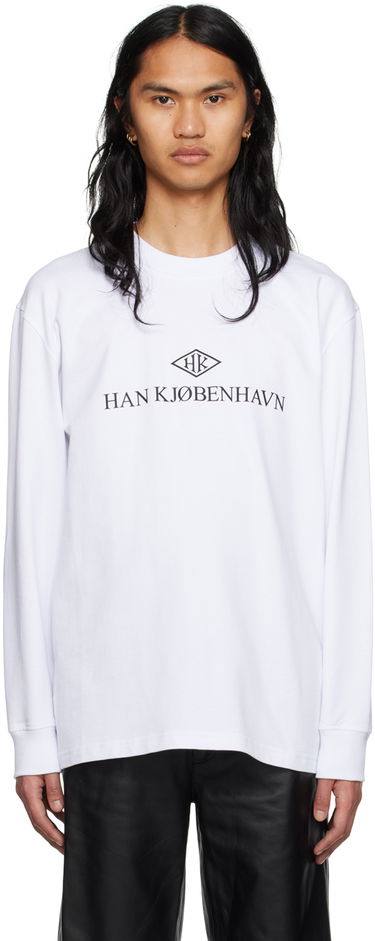 Tričko Han Kjøbenhavn Han Kjobenhavn Long Sleeve T-Shirt Biela | M-132920, 0
