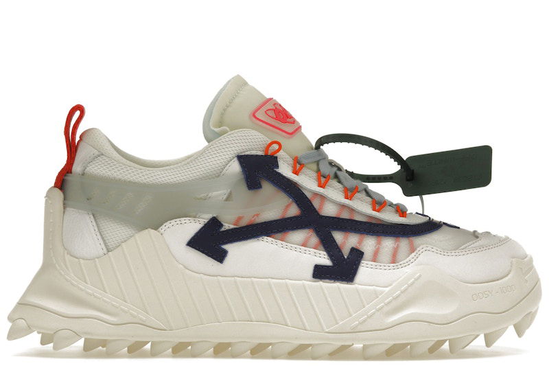Tenisky a topánky Off-White Odsy-1000 Cream White Blue Biela | OMIA139S22FAB0010445