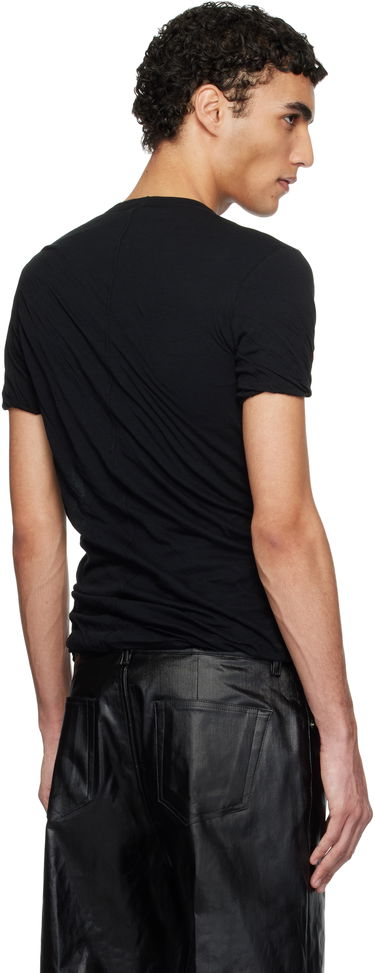 Tričko Rick Owens Rick Owens Porterville Double Short Sleeve T-Shirt Čierna | RU01E5256 UC, 2