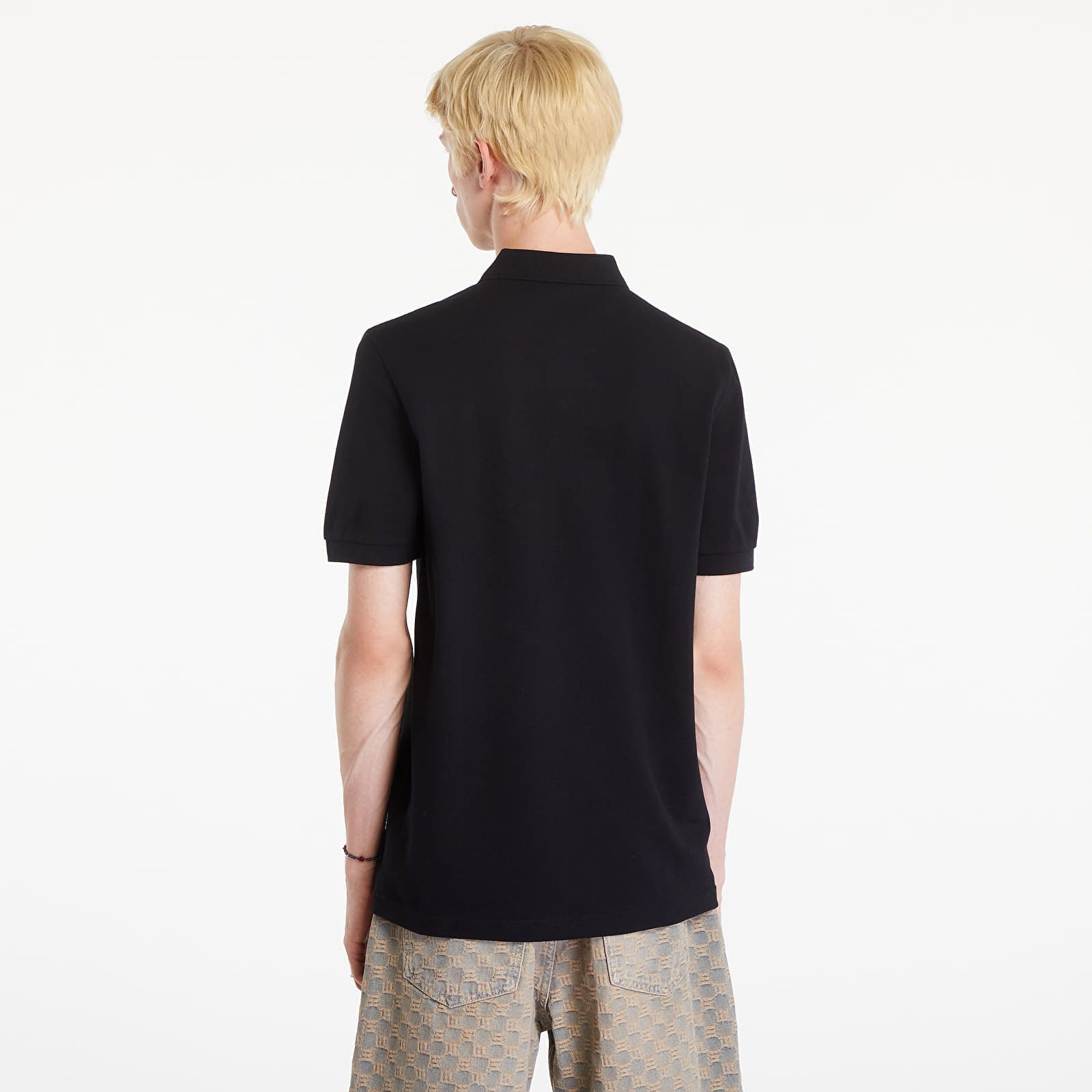 Plain Polo T-Shirt Black