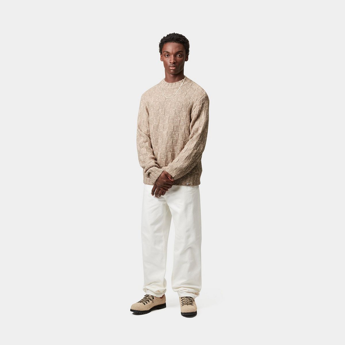 Sveter Carhartt WIP Carhartt WIP Kyloe Knit Sweater Béžová | I035393_9, 1