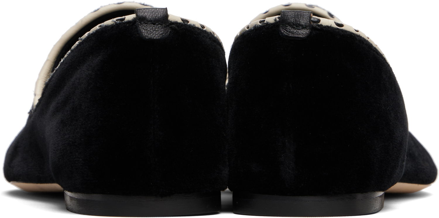 Oblečenie TOTEME TOTEME Velvet Venetian Slippers Čierna | 252-WAS0224-FB0420, 1