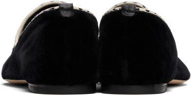 Oblečenie TOTEME TOTEME Velvet Venetian Slippers Čierna | 252-WAS0224-FB0420, 1