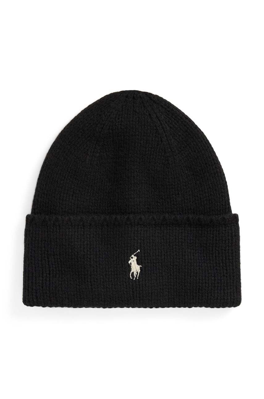 Kulicha Polo by Ralph Lauren Wool Beanie Čierna | 455954355, 0