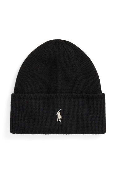 Kulicha Polo by Ralph Lauren Wool Beanie Čierna | 455954355, 0