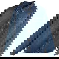 A.P.C. Basile Painter Denim Overshirt, Size Small