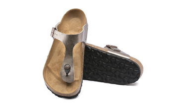 Tenisky a topánky Birkenstock Gizeh BS Graceful Taupe Narrow Fit W Metalická | 1016145, 6