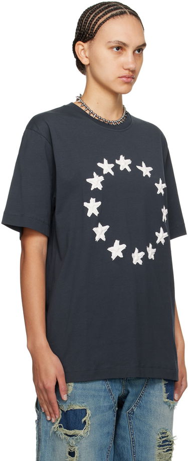Tričko Études Études Wonder Painted Stars T-Shirt Navy | E24MM110A00744, 4