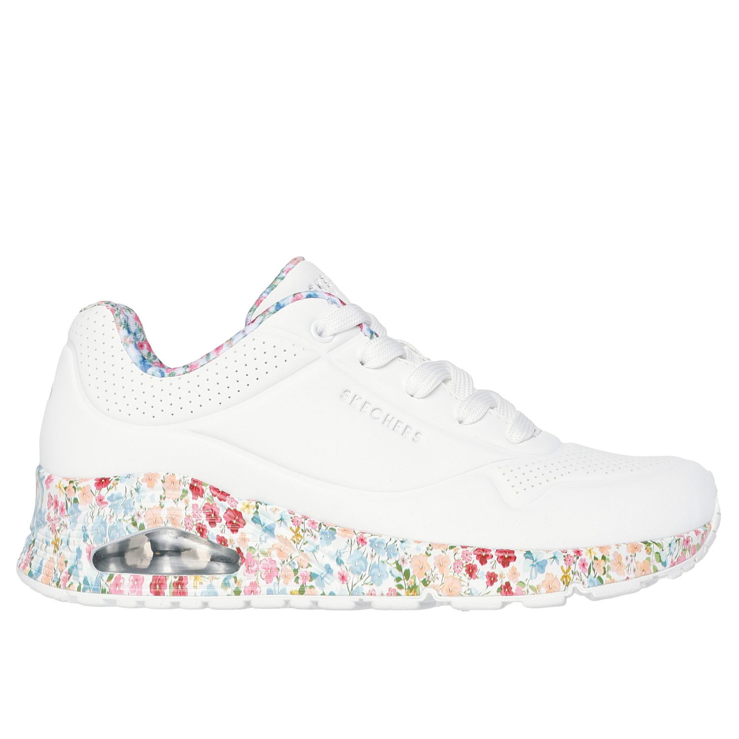 Tenisky a topánky Skechers Uno - Majestic Garden Biela | 155583-WMLT, 0