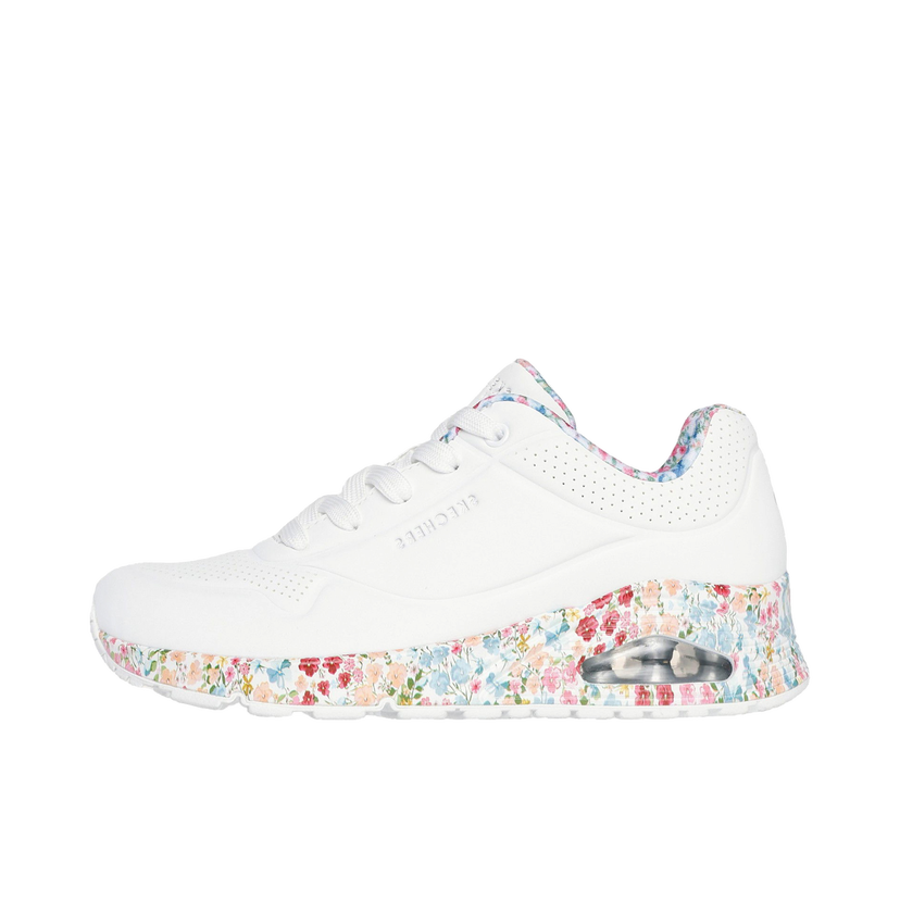 Tenisky a topánky Skechers Uno - Majestic Garden Biela | 155583-WMLT