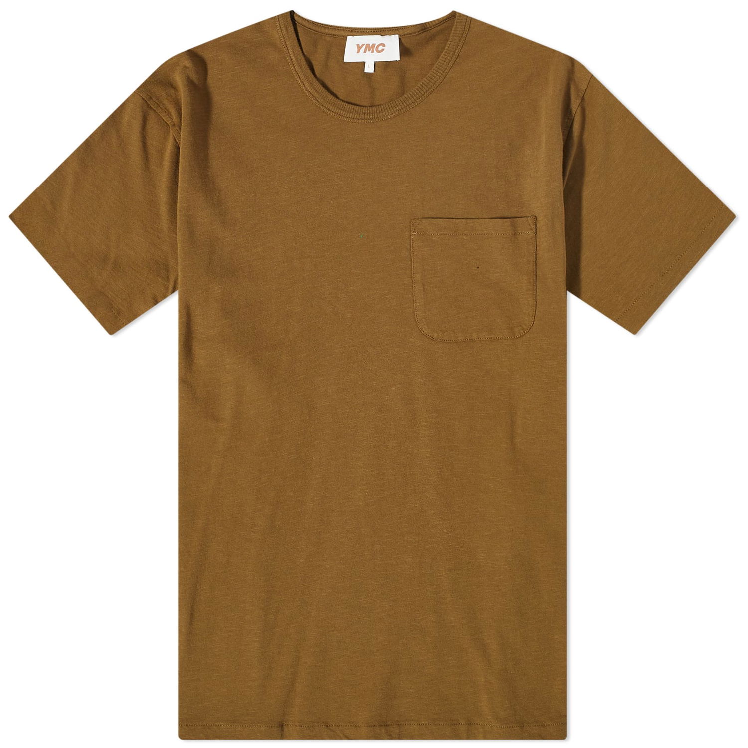 Tričko YMC YMC Wild Ones Pocket T-Shirt, Size Large Hnedá | P6AZG-30-OLIVE, 0