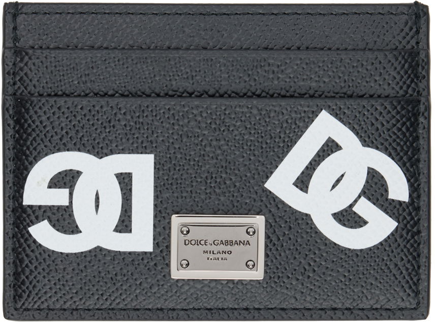 Peňaženka Dolce & Gabbana Black Plaque Card Holder Čierna | BP0330AG256, 0