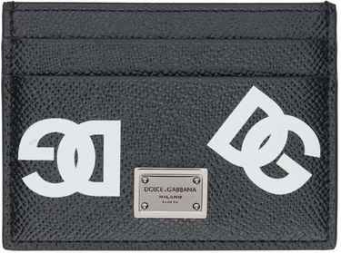 Peňaženka Dolce & Gabbana Black Plaque Card Holder Čierna | BP0330AG256, 0