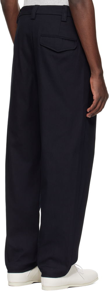 Nohavice A.P.C. A.P.C. Renato Pleated Trousers Navy | COFCO-H08428, 2