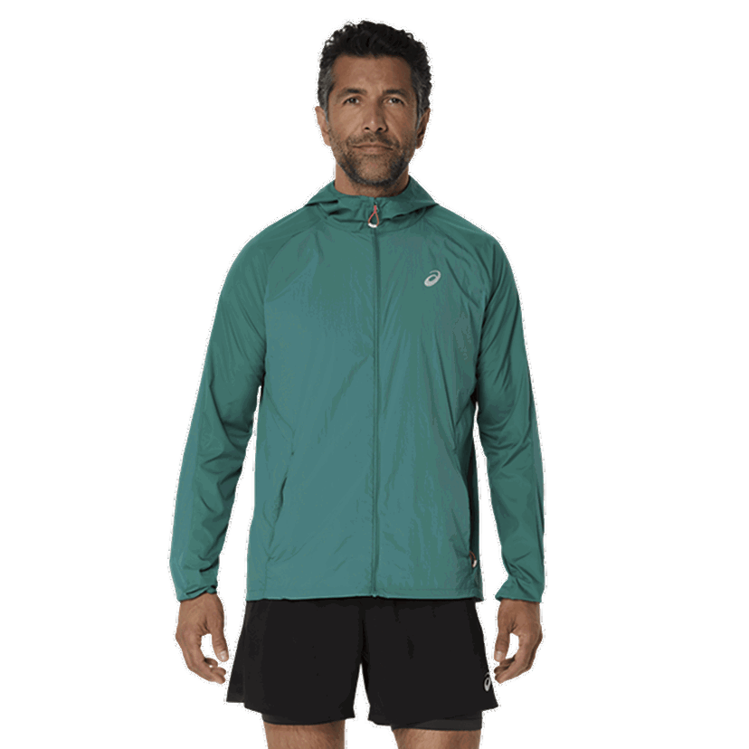 Vetrovka Asics Road Packable Jacket Zelené | 2011D084-301