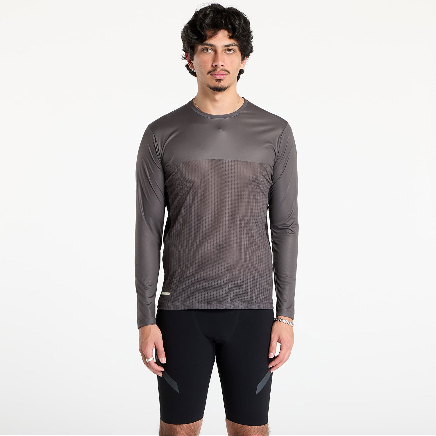Tričko Soar Running SOAR Long Sleeve Hot Weather T-Shirt Šedá | SS25-SLS5M-BLK, 0