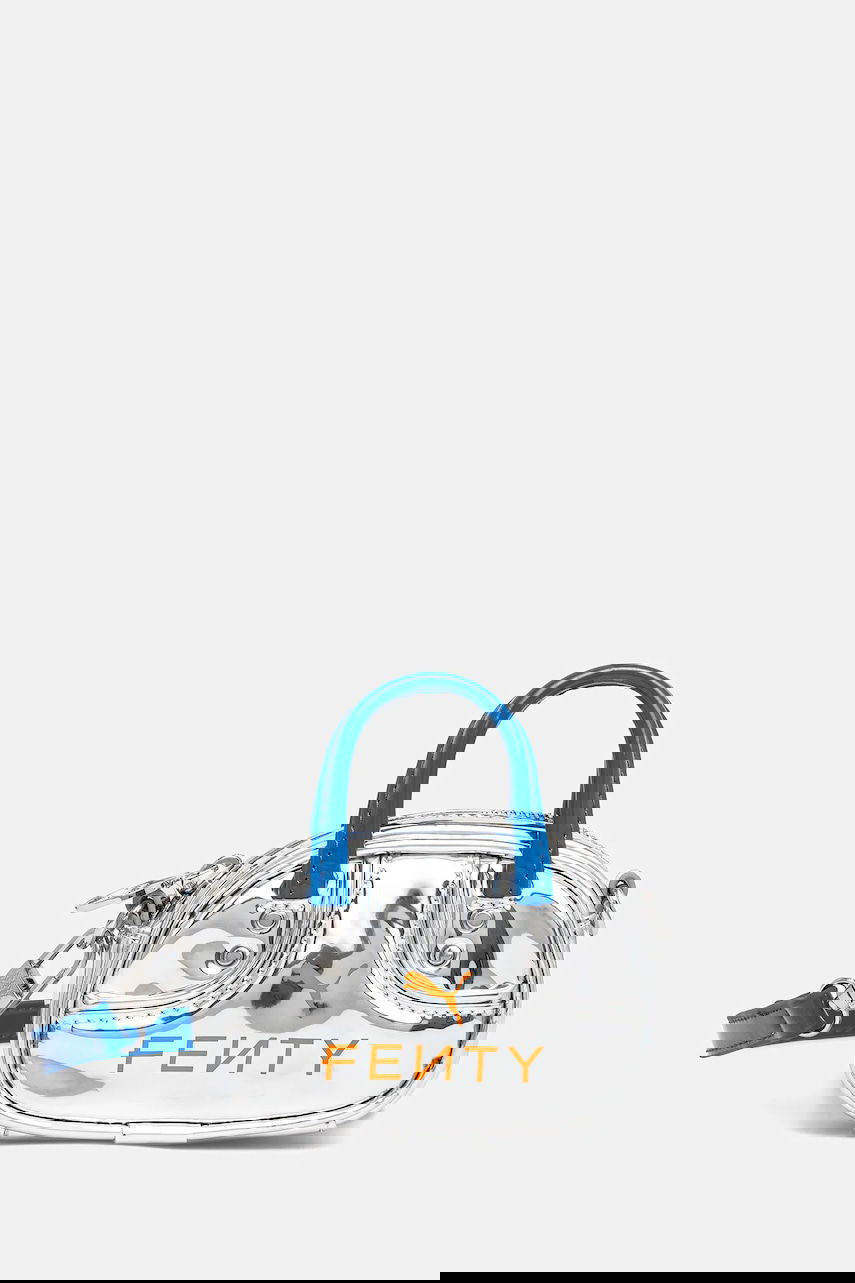 Kabelka Puma PUMA x FENTY Mini Barrel Bag Metalická | 92476, 0