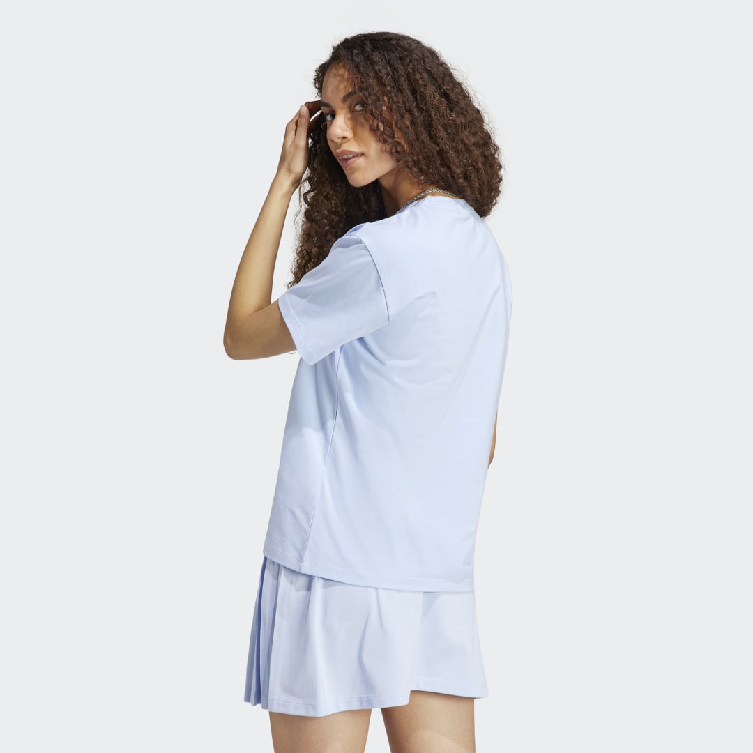 Tričko adidas Originals Tee Adicolor Classics Trefoil Fialová | IB7419, 1