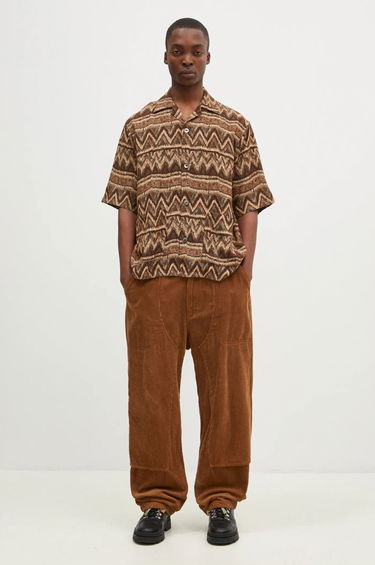 Košeľa Needles Needles Cabana Relaxed Shirt Hnedá | PU154, 4