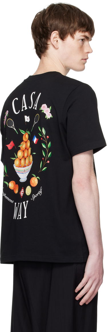 Tričko Casablanca Casablanca 'Casa Way' Graphic Short-Sleeve T-Shirt Čierna | MPF25-JTS-001-27-EX-FLANNELS, 2