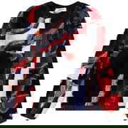 Printed Fleece Crewneck