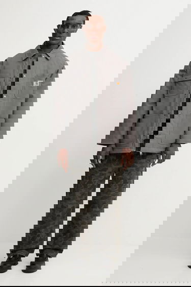 Bunda Carhartt WIP Leroy Chore Coat Šedá | I035343.33CXX, 5