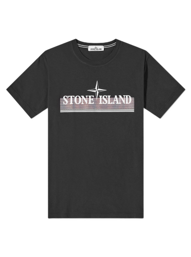 Tričko Stone Island Tricromia Print Tee Šedá | 76152NS92-V0065