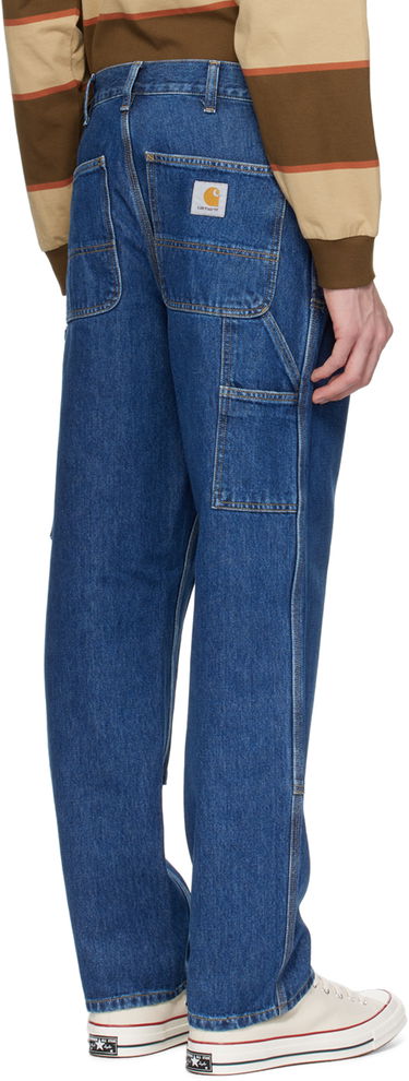 Džínsy Carhartt WIP Double Knee Denim Jeans Modrá | I032699, 2
