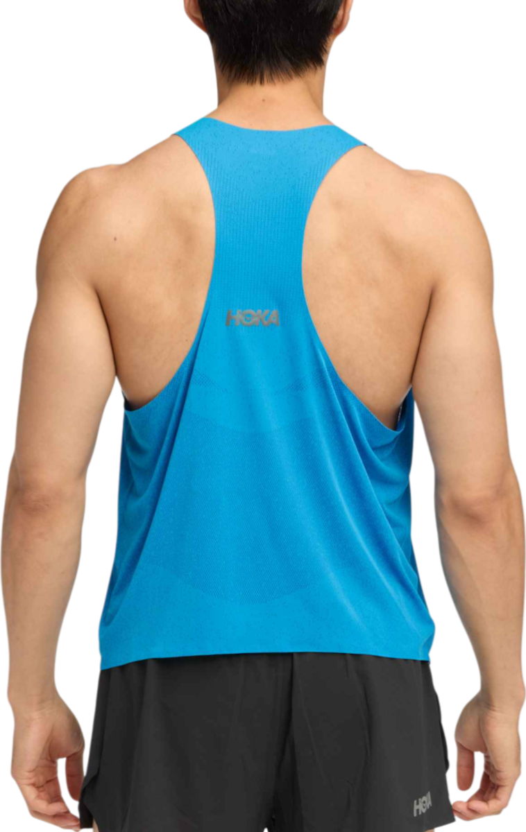 Tielko Hoka One One Hoka Race Day Singlet Modrá | 1164154-hkb, 1