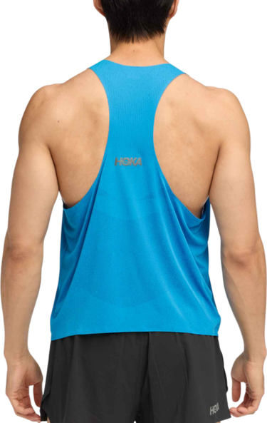 Tielko Hoka One One Hoka Race Day Singlet Modrá | 1164154-hkb, 1