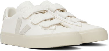 Tenisky a topánky Veja Recife Velcro Sneaker Extra White/Natural Hnedá | RC0502919B, 3