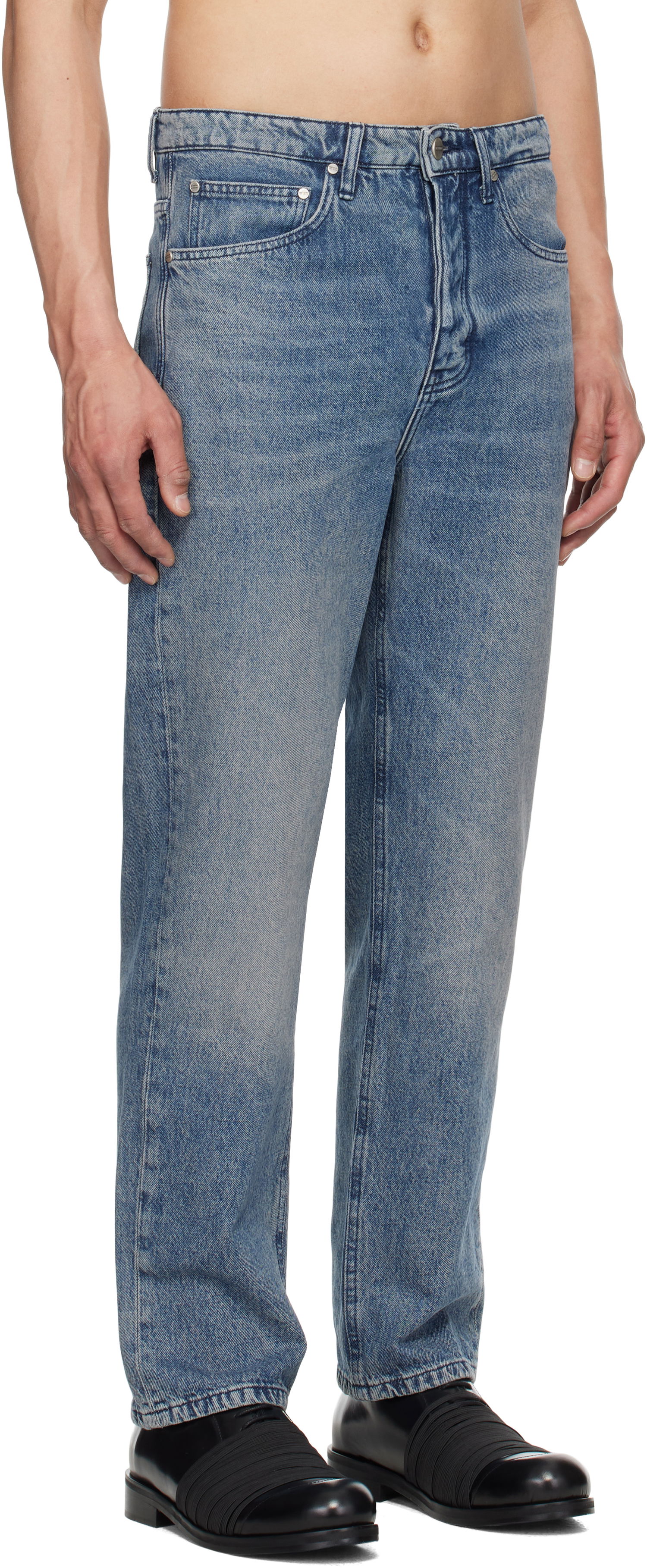 Džínsy Han Kjøbenhavn Han Kjobenhavn Relaxed Denim Jeans Modrá | M-134349, 1