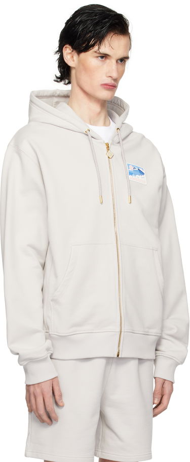 Mikina Casablanca Men's Temple Print Zip Hoodie Šedá | MPS25-JTP-150-01, 1